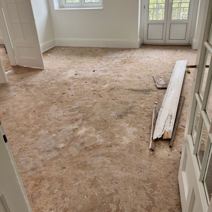 R&eacute;novation d’un parquet &agrave; Colmar Erstein 1