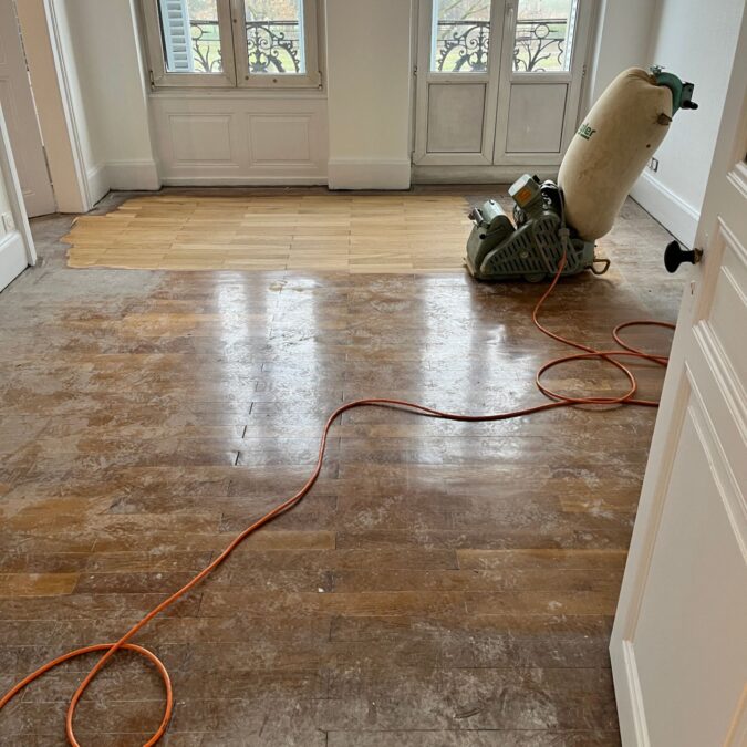 R&eacute;novation d’un parquet &agrave; Colmar Molsheim 6