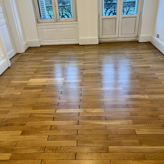 R&eacute;novation d’un parquet &agrave; Strasbourg Ostwald 4